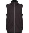 RG453 TRF695 Regatta Navigate Fleece Bodywarmer Black / Seal Grey colour image